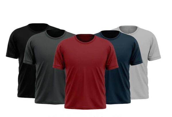 Men's Branded T-Shirts Combo Pack (5 Pieces) - Tommy, Levi's, Nike, Adidas, Puma - Image 2
