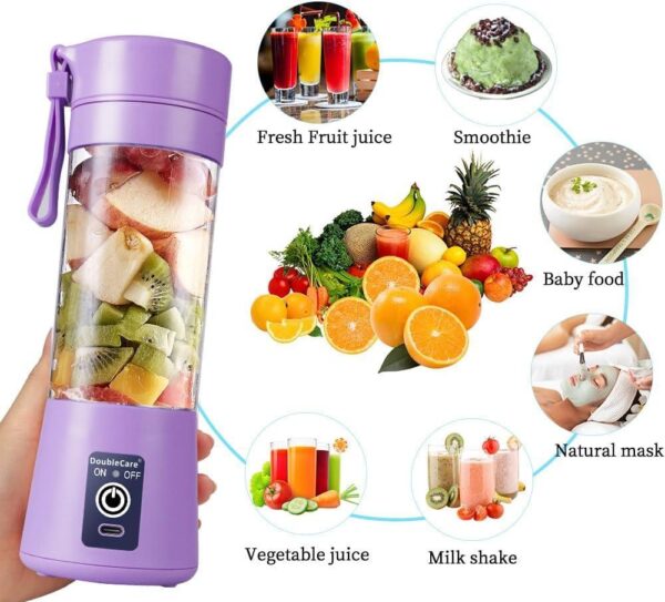 Multicolor Electric Juicer Blender - 1 Pc Portable & Multifunctional Kitchen Gadget
